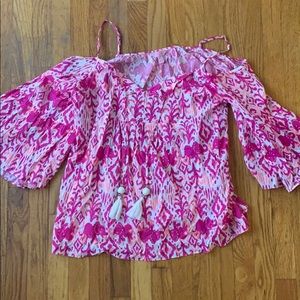 Lilly Pulitzer off the shoulder top